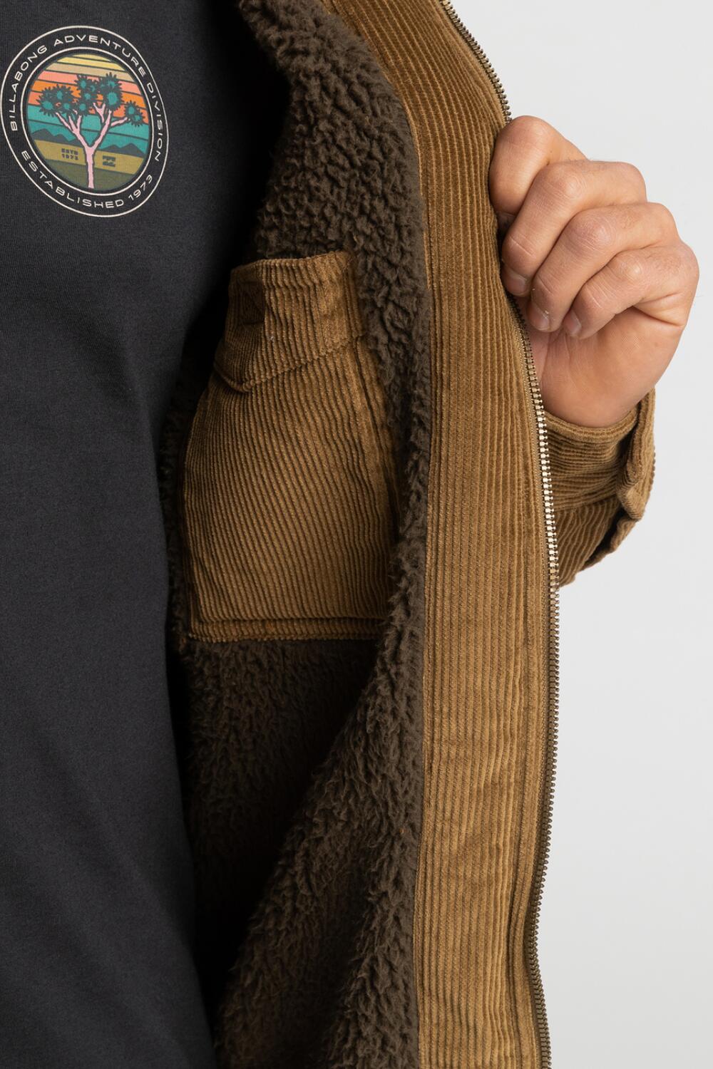 Hommes Billabong Barlow Sherpa Cord transitional hiking jacket 6/7