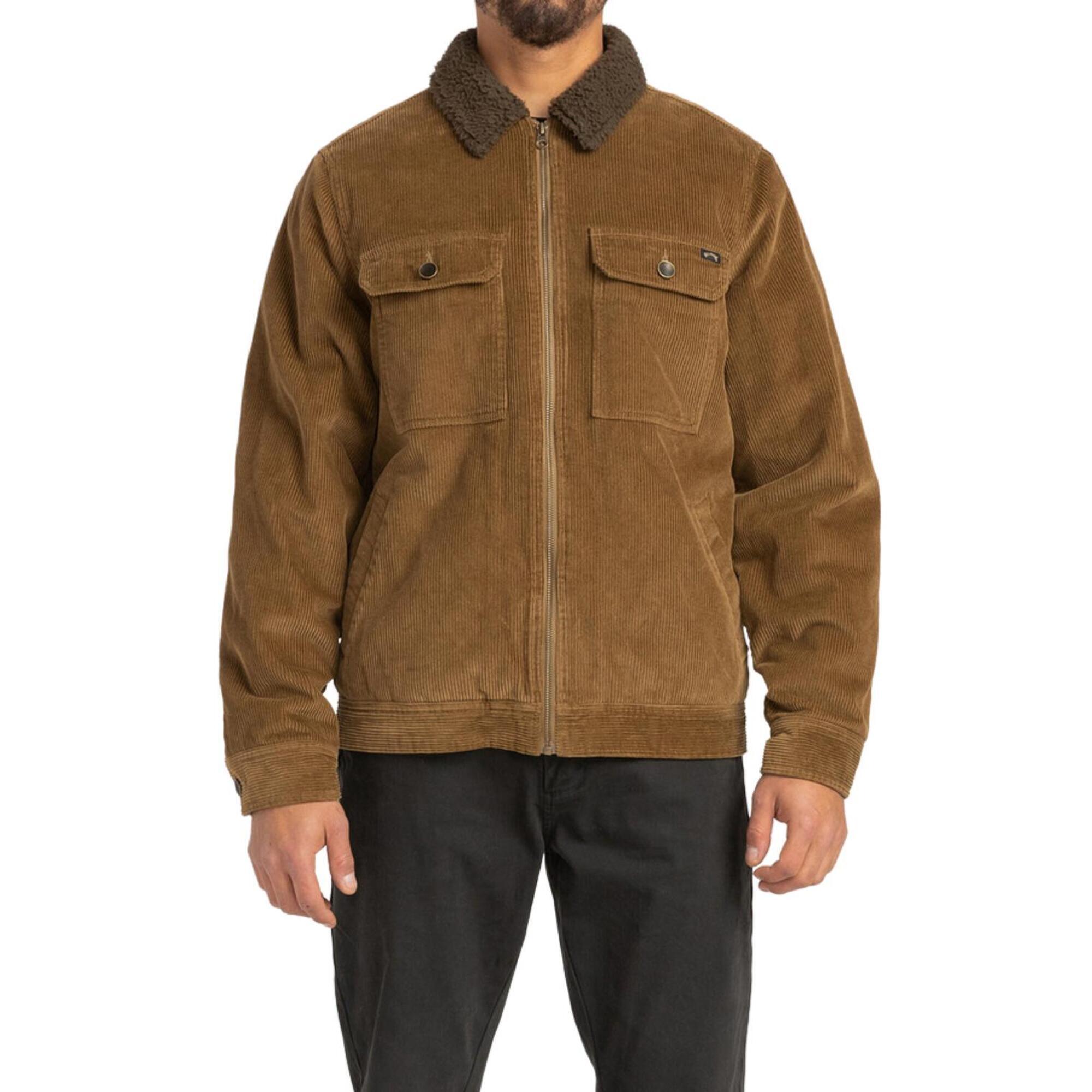 Billabong - Hommes Billabong Barlow Sherpa Cord Transitional Hiking Jacket - Veste - Marron - 36 Xs - Decathlon