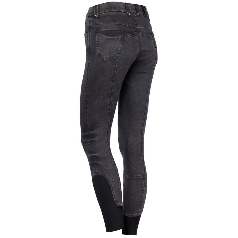 Pantalon équitation full grip en jean femme Harry's Horse Moss