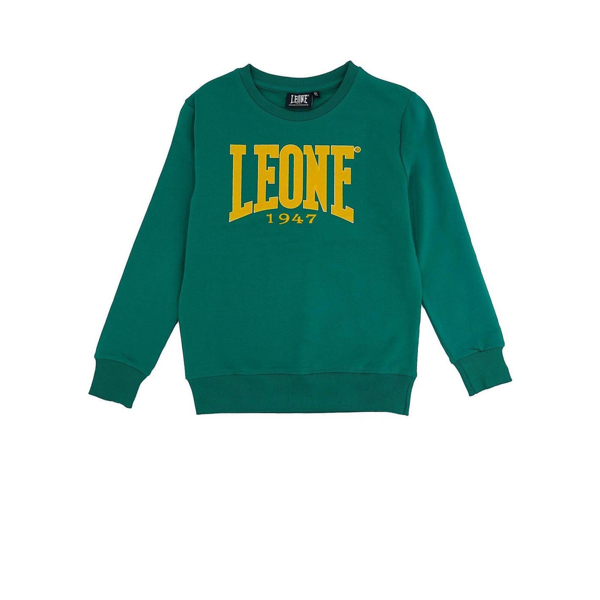 Leone 1947 Apparel - T-shirt Col Rond Enfant Leone College - Sweat-shirt - Vert - Decathlon