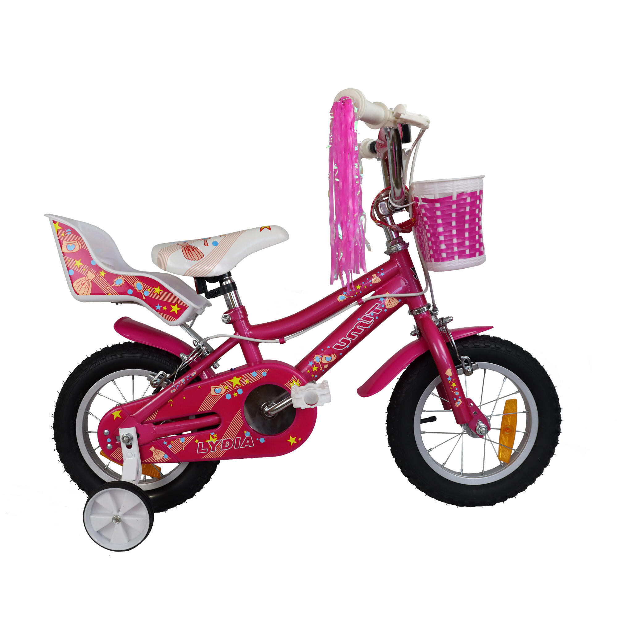 Bicicleta Infantin Umit Meninas 12" Lydia Rosa