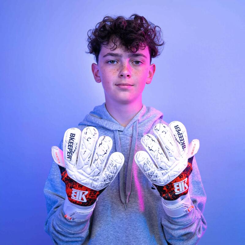 Gants de gardien de football enfant Galactic III Blanc - Taille 6