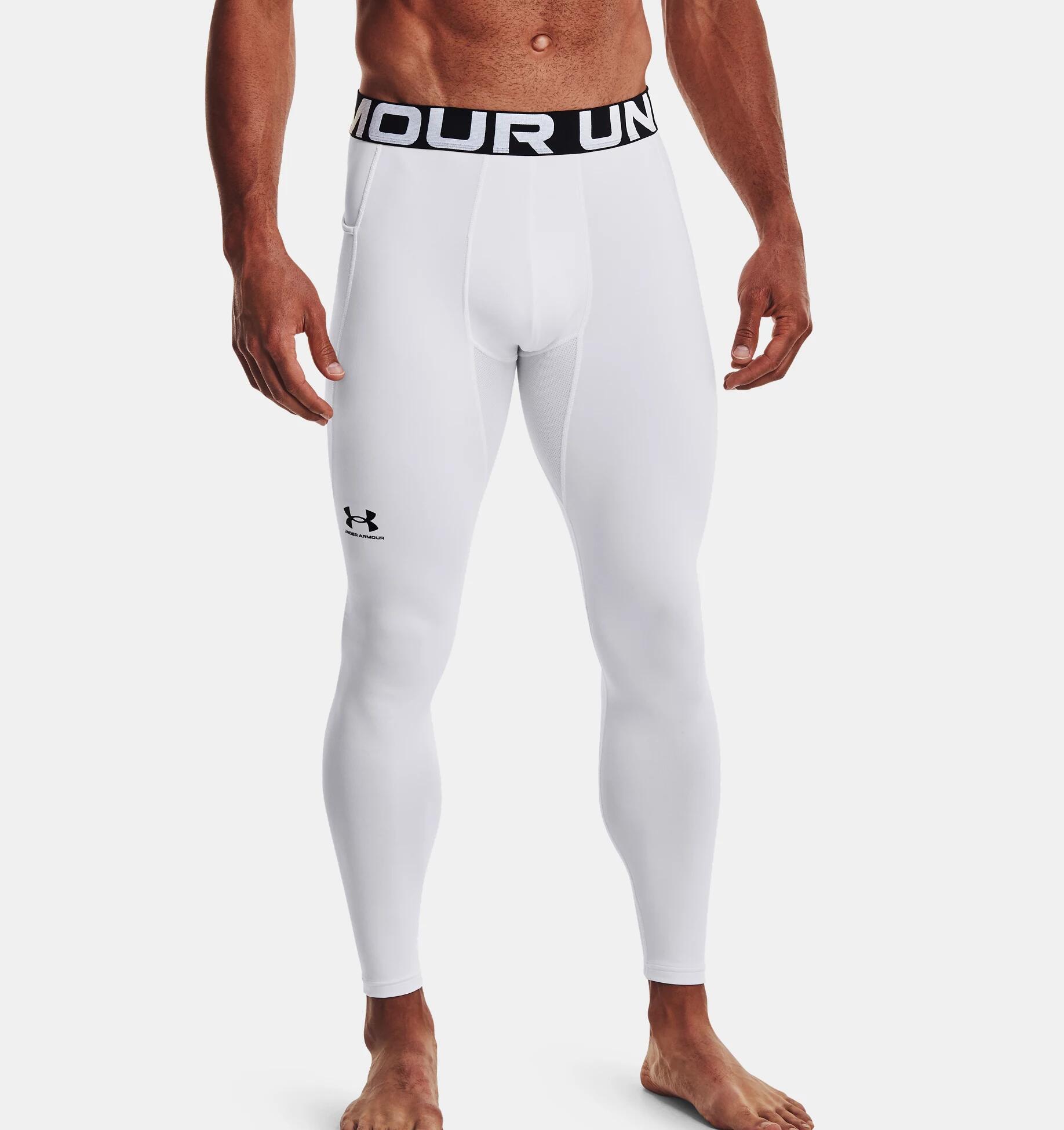 Malla ColdGear® Under Armour Blanca para hombre 1/6