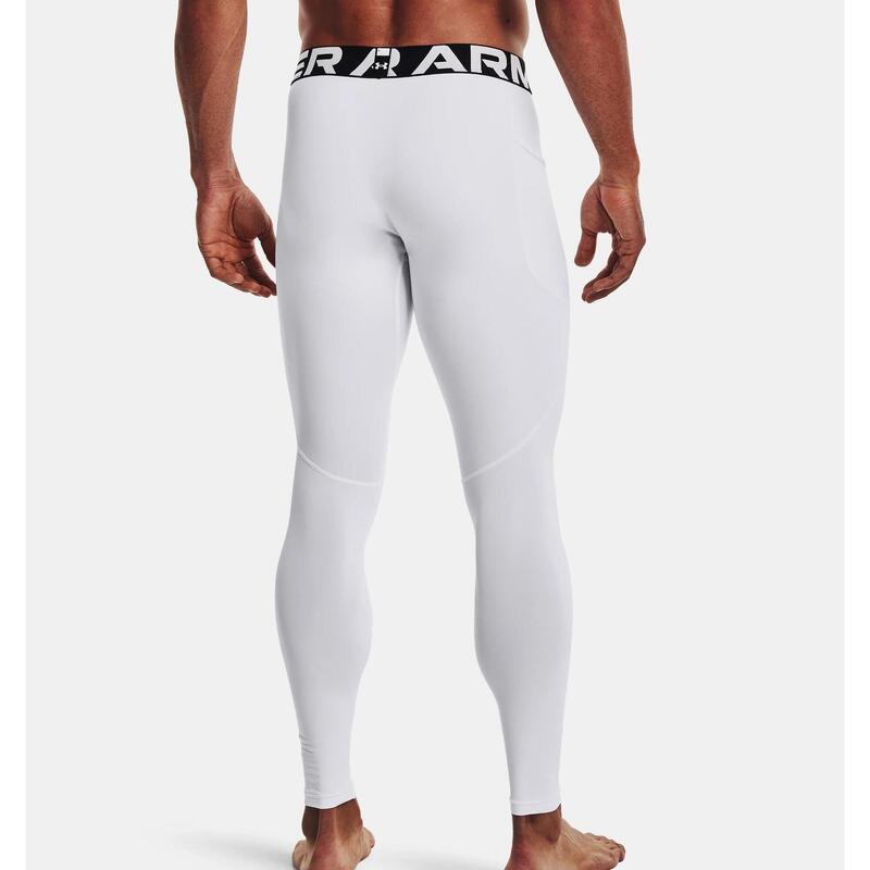 Colanți Under Armour ColdGear® albi pentru bărbați