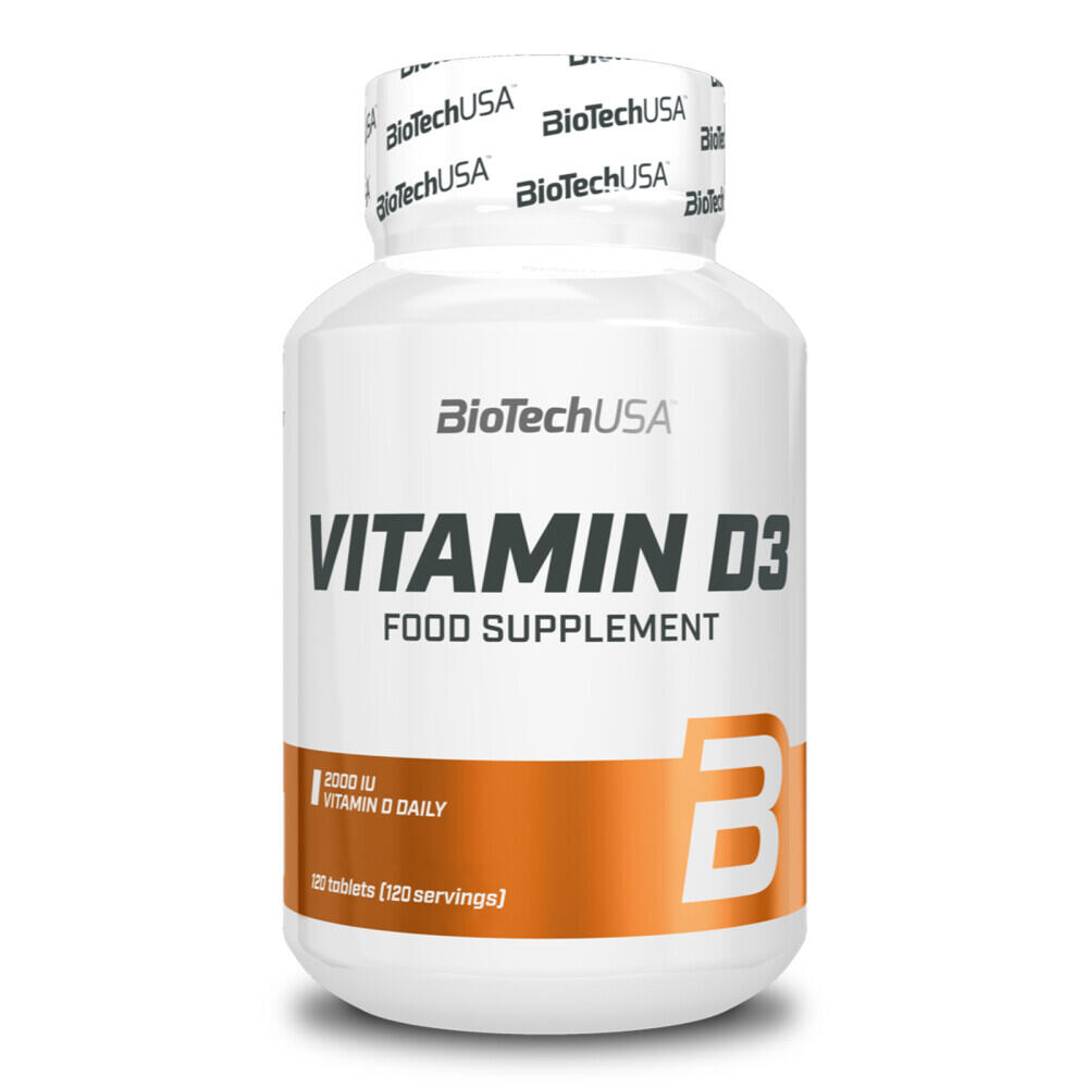 BIOTECHUSA Vitamin d3 - 120 tablets de Biotech USA