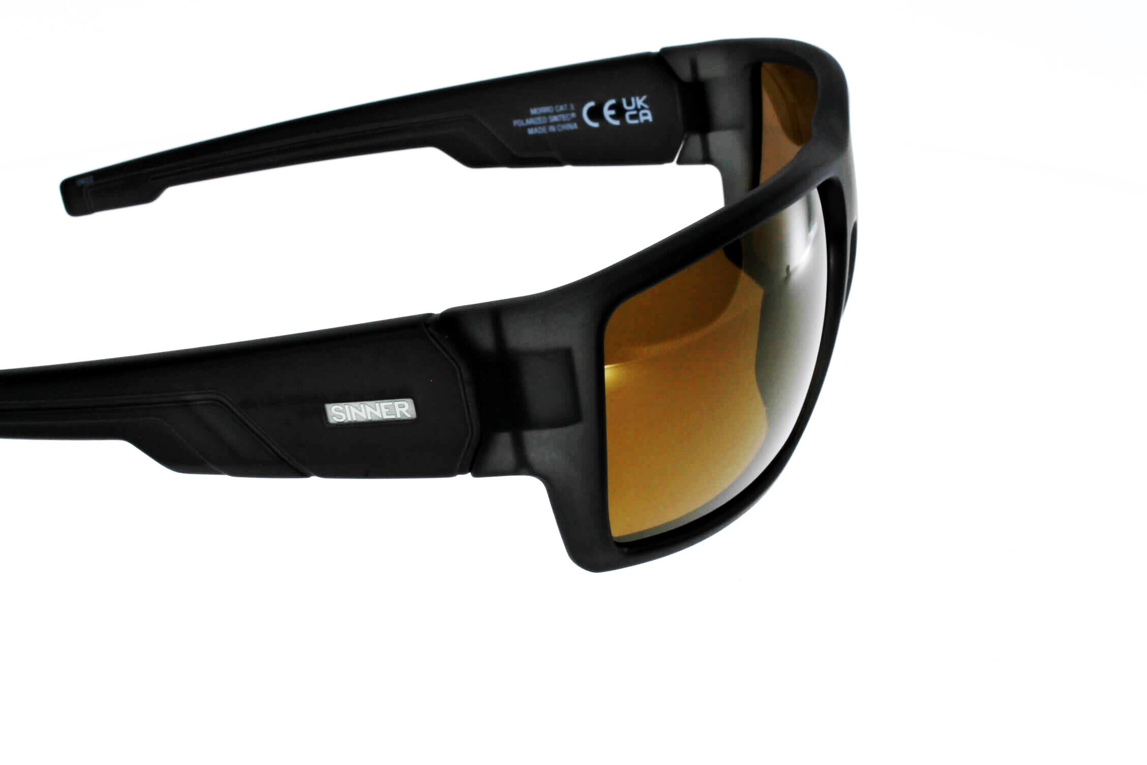 Lunettes de soleil adultes Sinner MORRO noir translucide catégorie 3 Polarisé 4/4