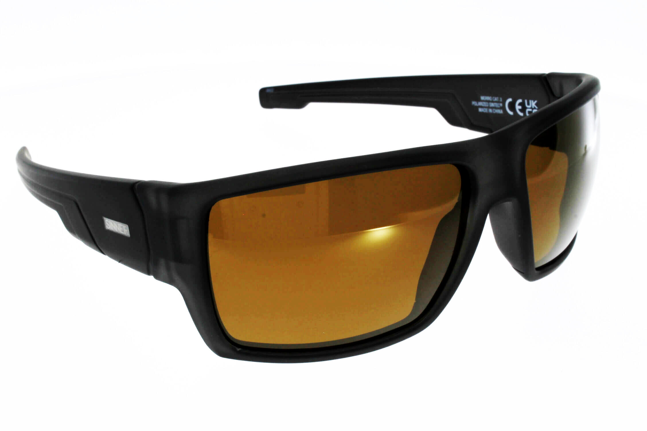 Lunettes de soleil adultes Sinner MORRO noir translucide catégorie 3 Polarisé 3/4