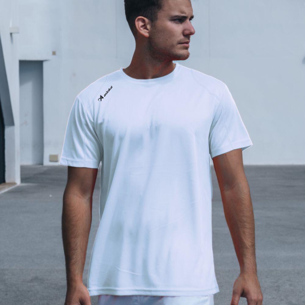 Camiseta Running Manga Corta Hombre Asioka Río Blanca Transpirable 3/7