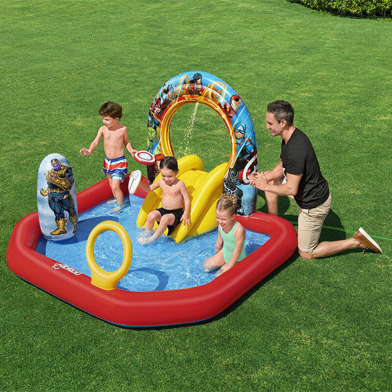 Piscine pour enfants Bestway The Avengers 211 x 198 x 125 cm