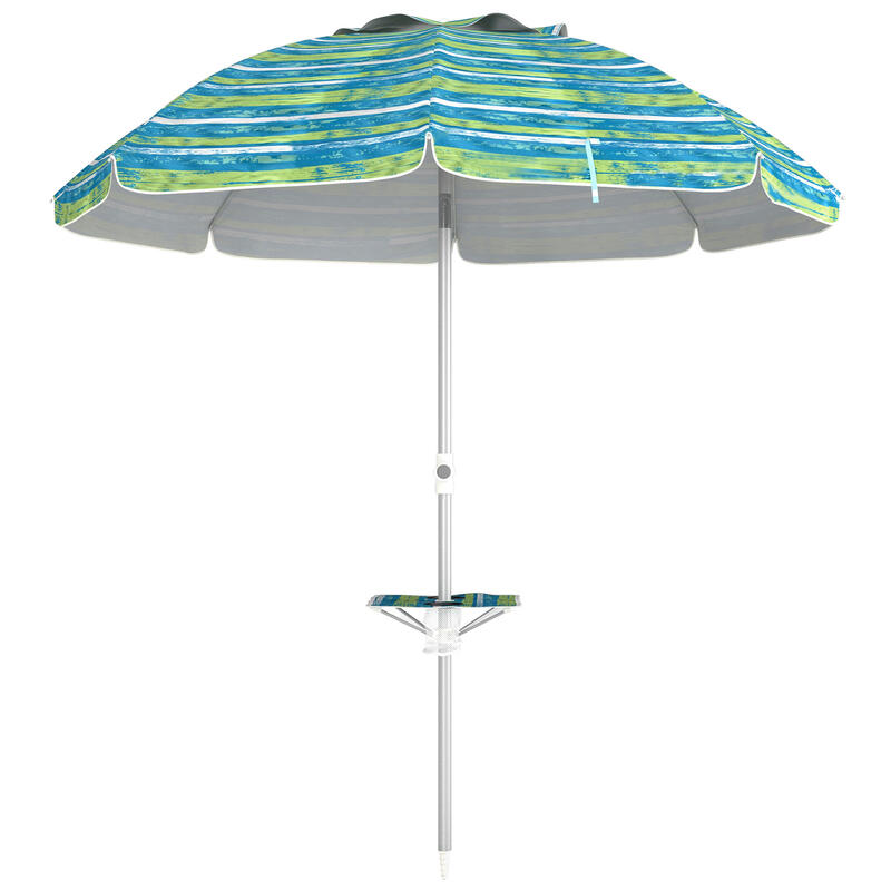 Sombrilla de Playa Outsunny 190x190x215 cm Multicolor