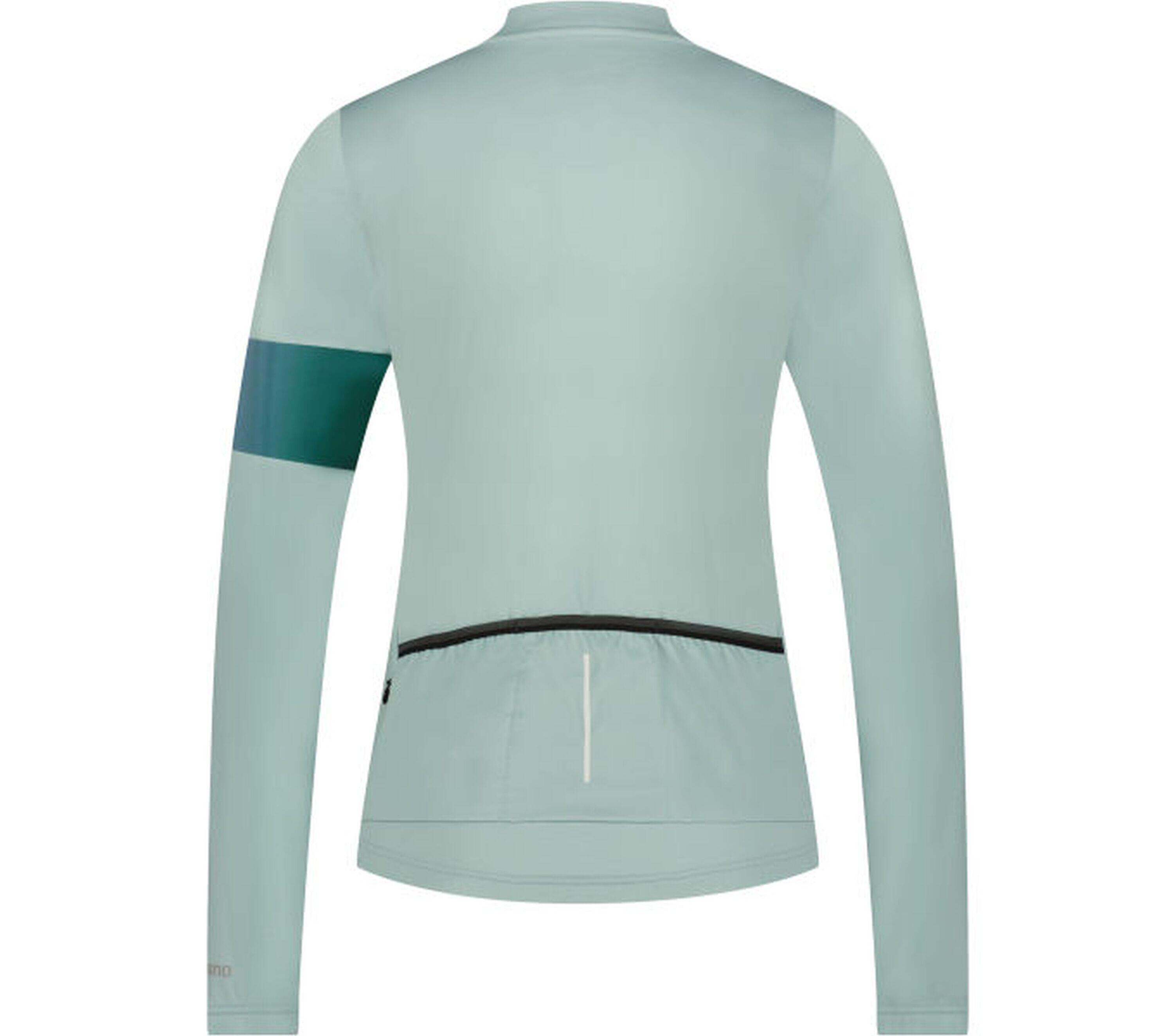Femme KAEDE maillot à manches longues imprimé, Restaurer le vert 2/2
