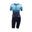 Combinaison de triathlon femme Aerosuit Perform bleu clair