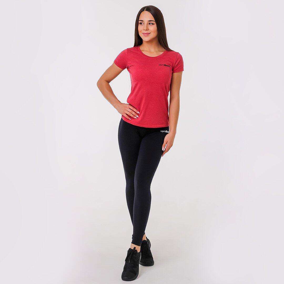 T-shirt donna slim rossa Basic 3/5
