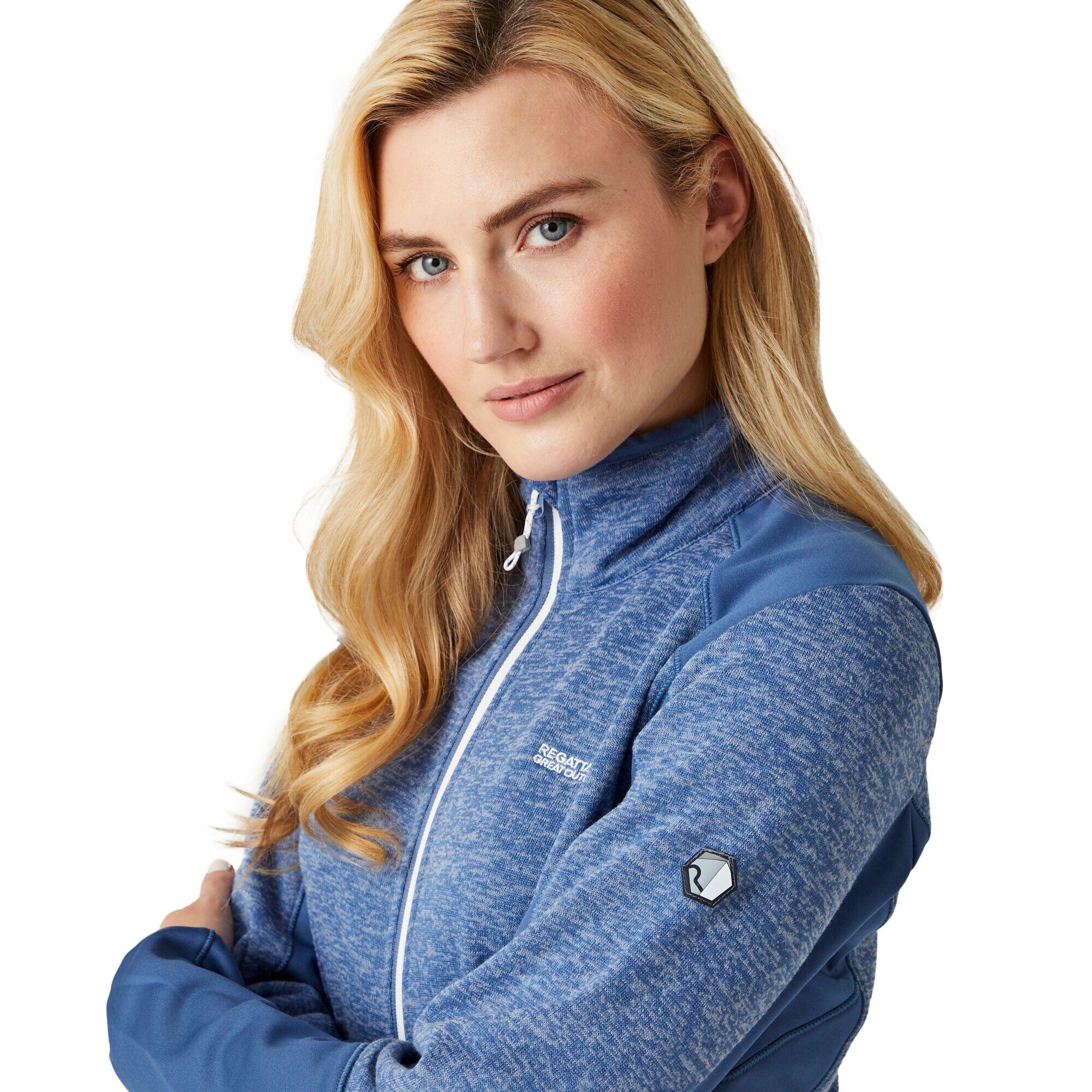 Women's LINDALLA fleece jacket (Denim)