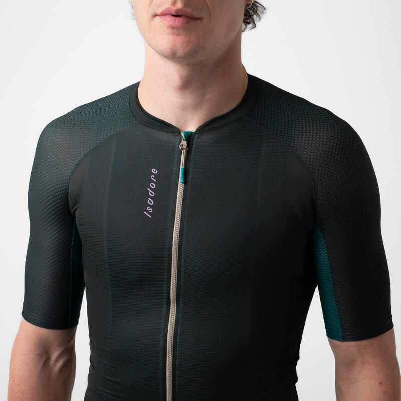 Maglia a manica corta da ciclismo da uomo Alternative Antracite