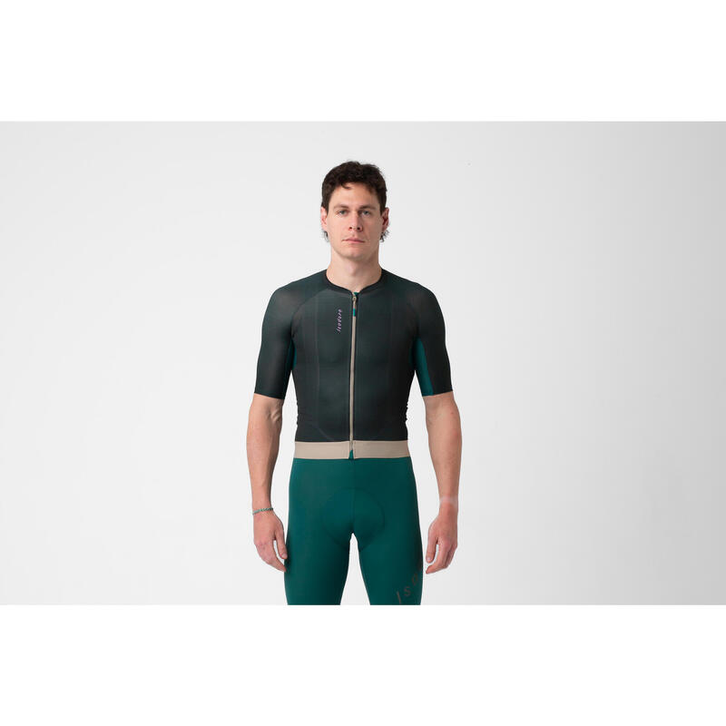 Maillot à manches courtes de cyclisme pour hommes Alternative Anthracite