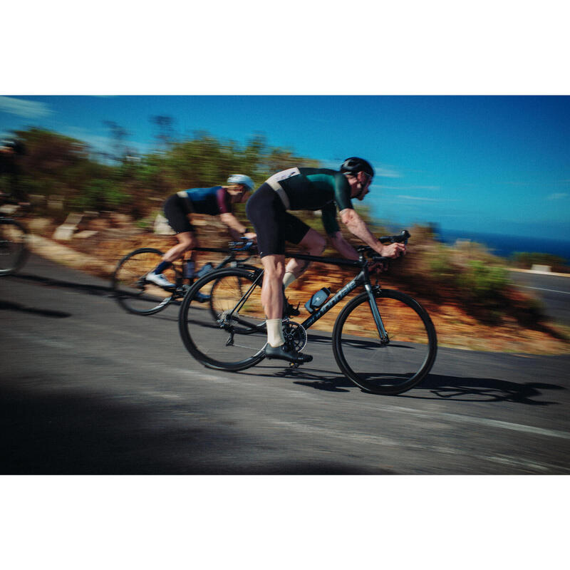 Maillot à manches courtes de cyclisme pour hommes Alternative Anthracite