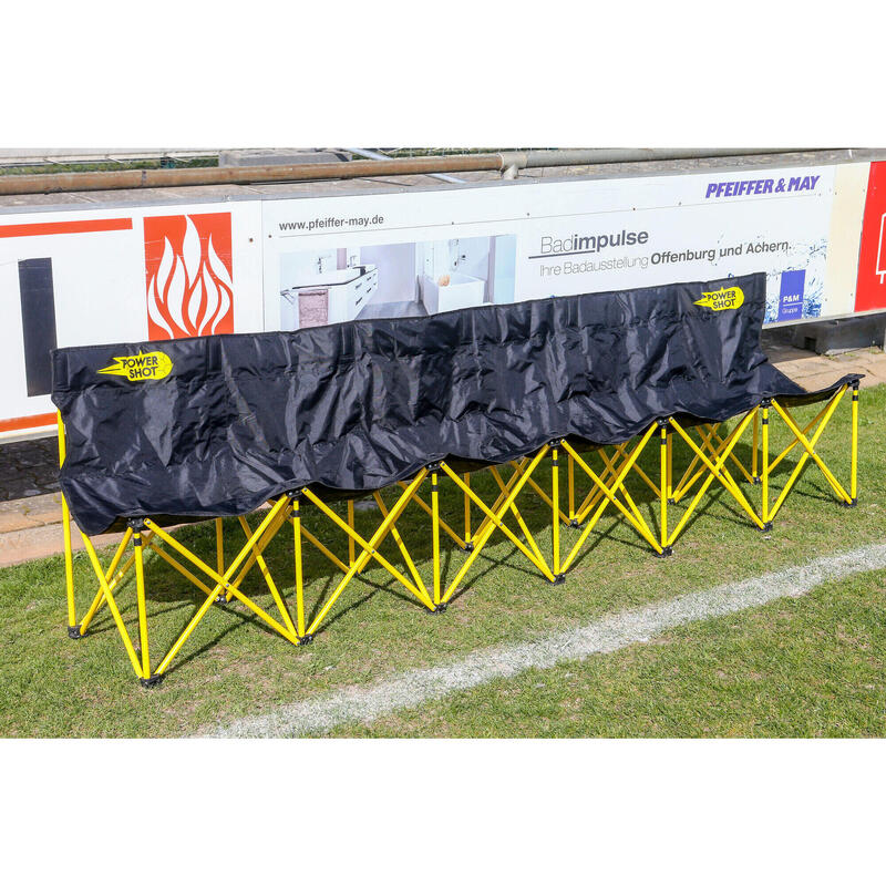 Banc de touche pliable - 6 places