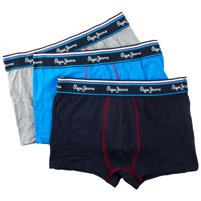 Lote de 3 calzoncillos Pepe Jeans Short Trunk para hombre