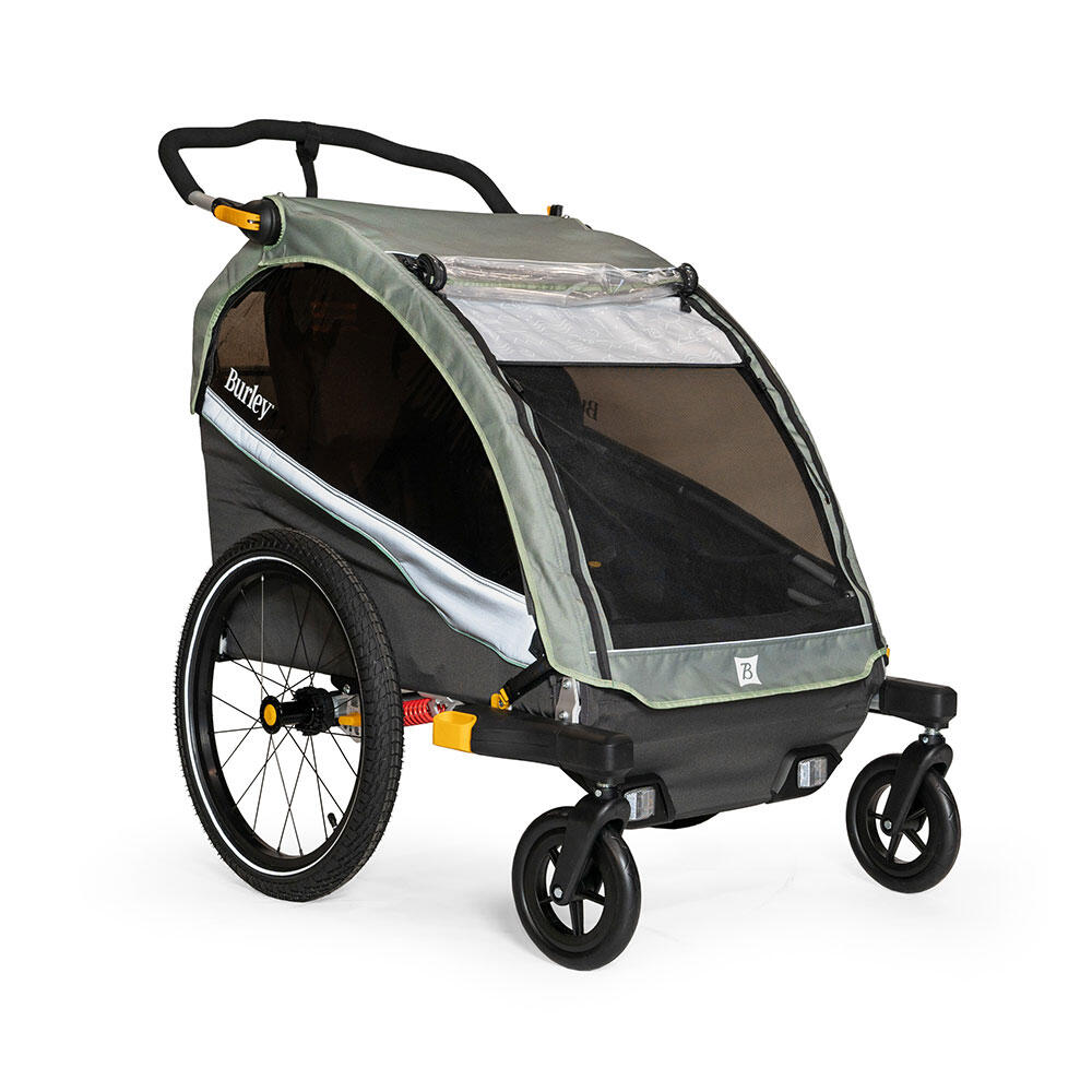 Burley D'Lite X Bike Trailer Stroller Double 2/7