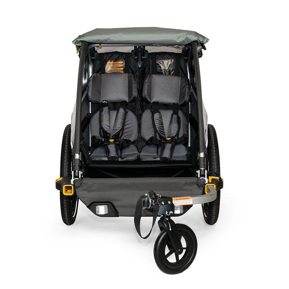Burley D'Lite X Bike Trailer Stroller Double 4/7