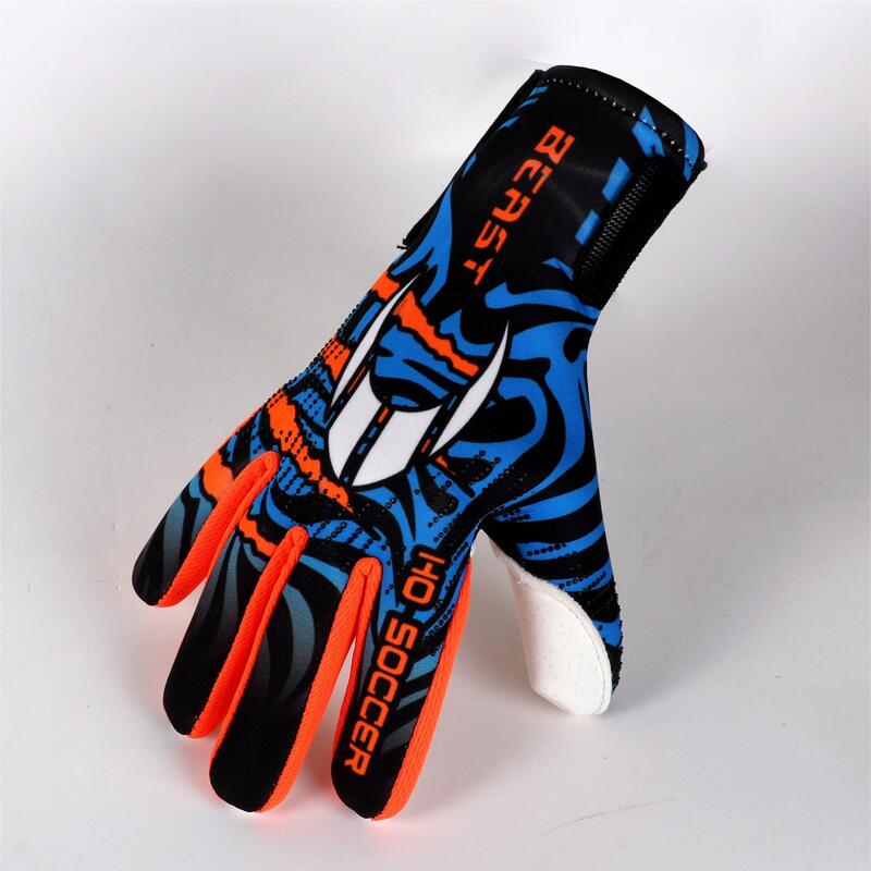 Gants de gardien de but de football BEAST PLUS HAZARD V2 BLEU