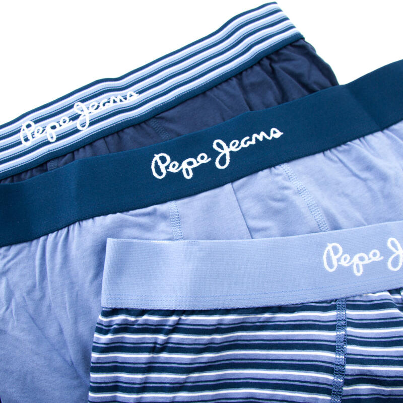 Lote de 3 calzoncillos Pepe Jeans Short Trunk para hombre