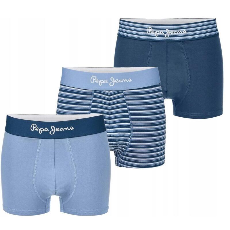 Lote de 3 calzoncillos Pepe Jeans Short Trunk para hombre