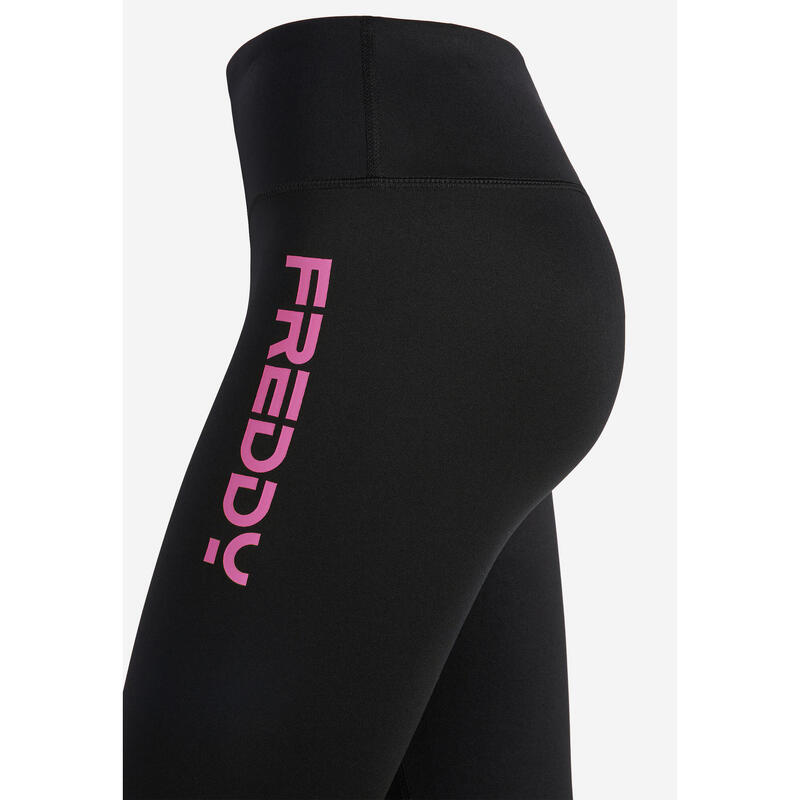 Legging Superfit corsaire taille haute avec logo coloré