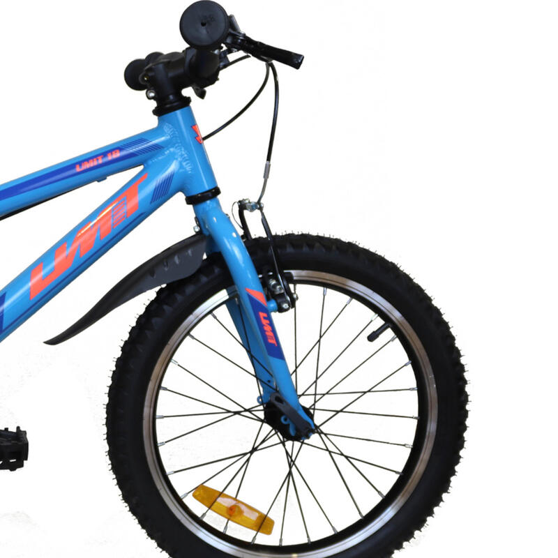 Bicicleta de montanha infantil 18" Umit Alumínio 180 Azul/Laranja