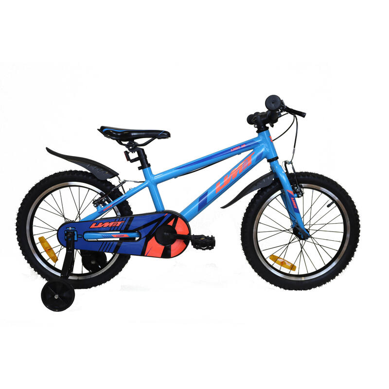 Bicicleta Montaña Niños 18" Umit Aluminio 180 Azul/naranja