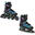 Patines Ajustables 2en1 Cande Negro/Menta/Morado