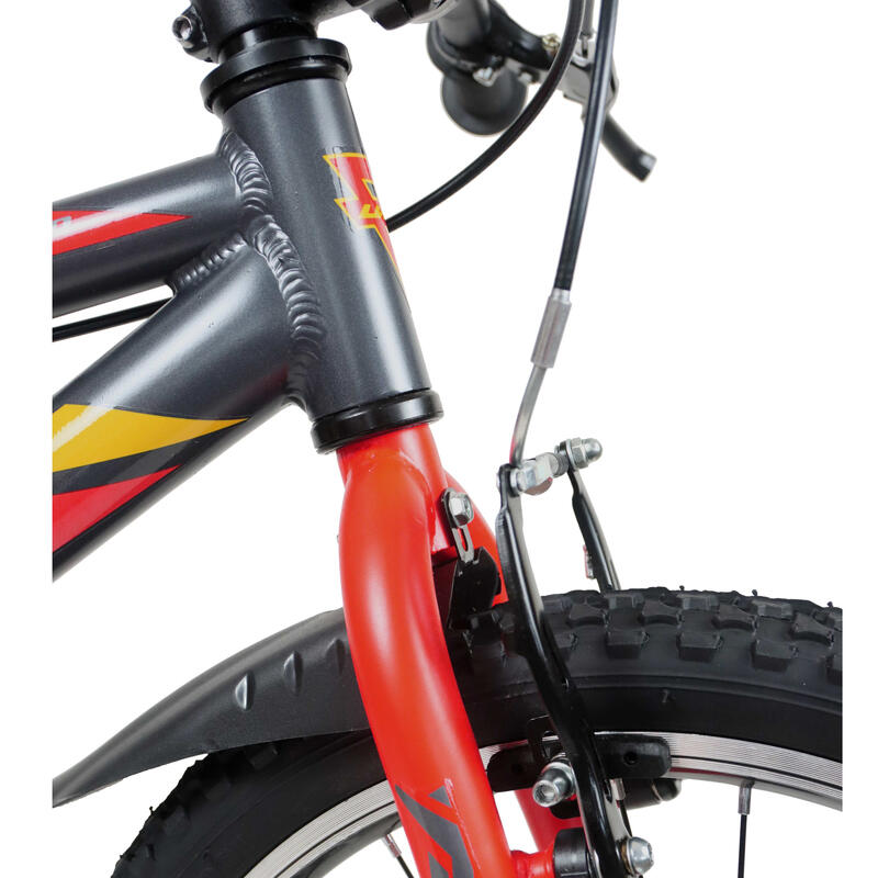 Bicicleta Infantil Montaña 20" Umit Aluminio 200 Gris /Rojo