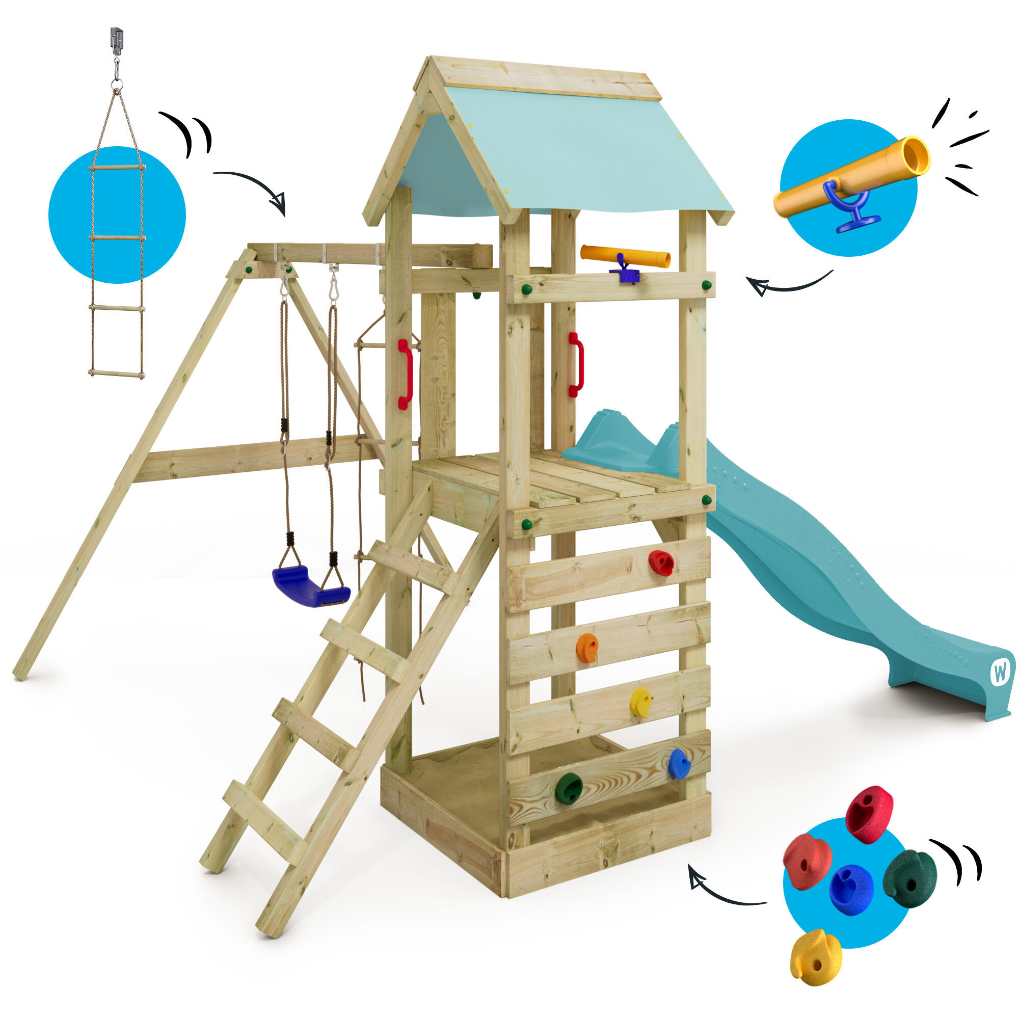 Parque infantil Wickey MultiFlyer 5/7