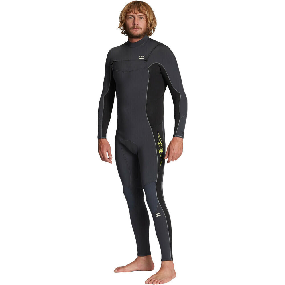 BILLABONG Men's Absolute 3/2mm GBS Chest Zip Wetsuit