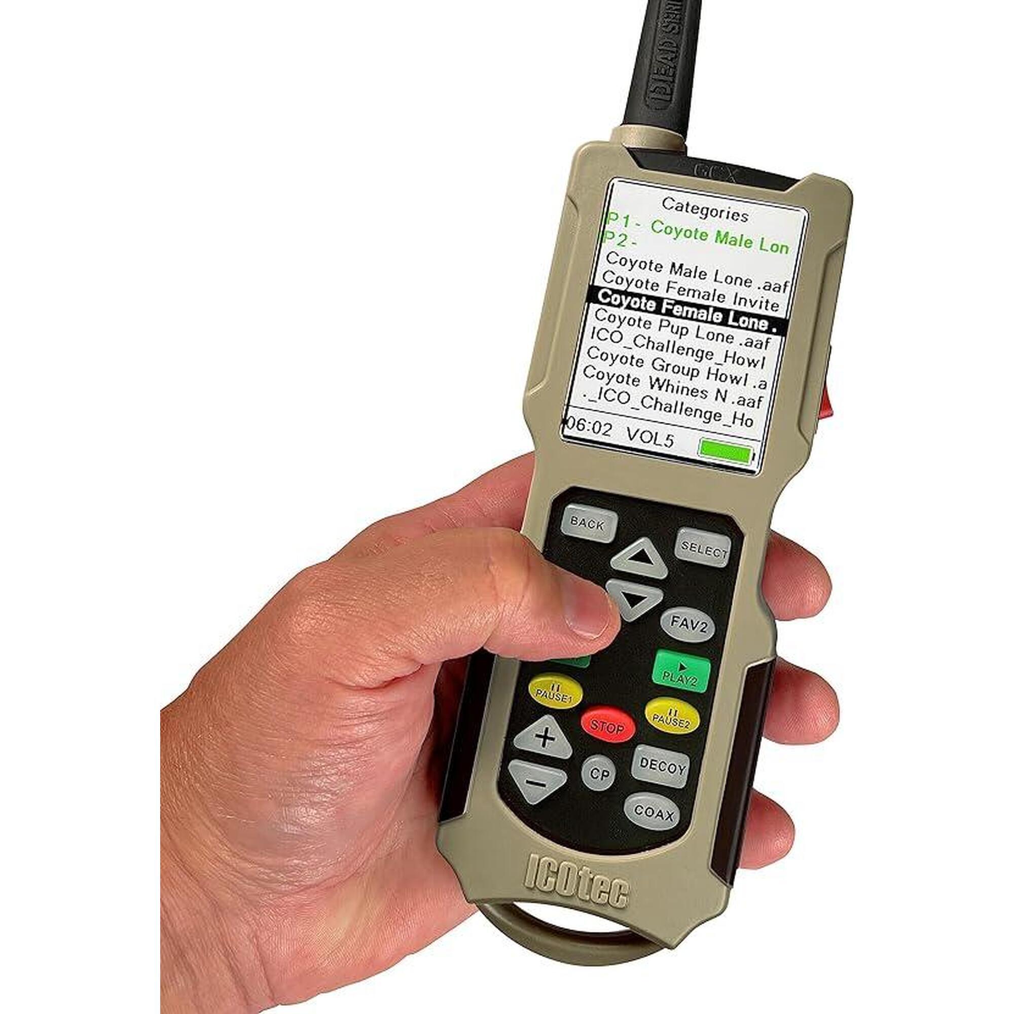 Chematoare ICOtec NOMAD+ Predator cu Bluetooth (165 de apeluri) cu telecomanda s