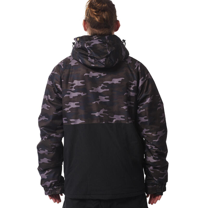 Ski-/Snowboardjacke Herren - Tumbler camo black