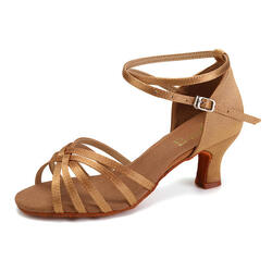 Burtan havana chaussures de danse de salon, salsa nue, 5 cm