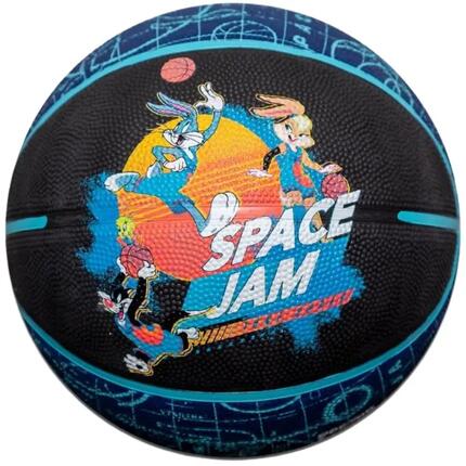 Ballon de basketball Spalding Space Jam bleu/noir taille 7