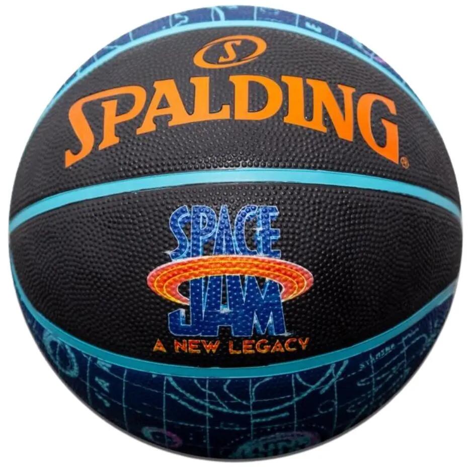 Spalding Space Jam basketbal blauw/zwart maat 7 2/4