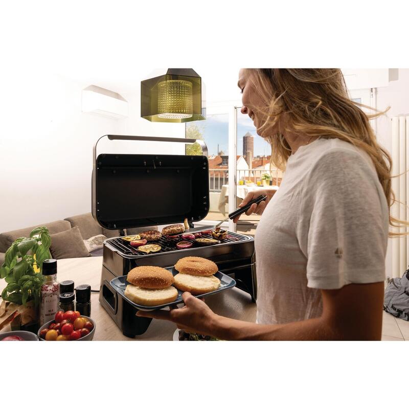 Gratar electric Campingaz Attitude 2GO, 2KW, fonta, curatare usoara - 2177560