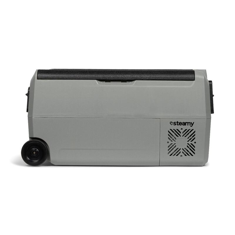 Steamy Dual Zone Nevera Portátil Eléctrica con Ruedas, 32L