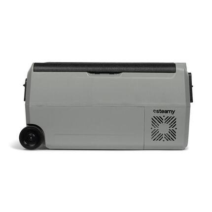 Steamy-E Dual Zone Électrique Glacière à compresseur sur roues, 32L