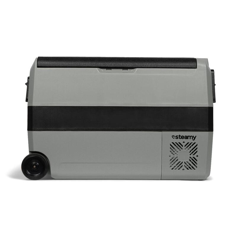 Steamy-E Dual Zone Nevera Portátil Eléctrica con Ruedas, 44L