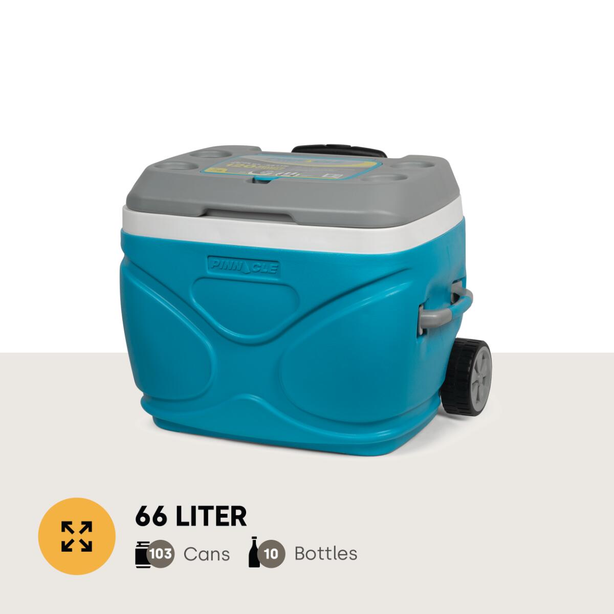 Pinnacle Prudence Roller 66 Nevera Portátil con Ruedas, 66L, Azul 3/7