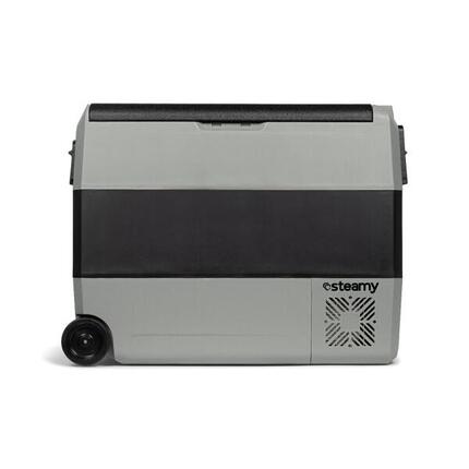 Steamy-E Dual Zone Électrique Glacière à compresseur sur roues, 56L