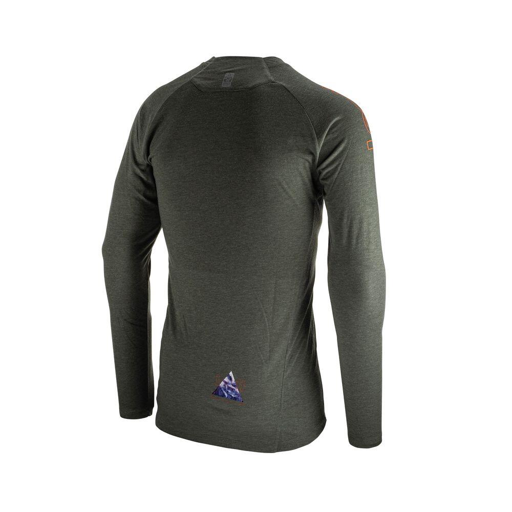 MTB-Trikot Gravity 2.0 mit langen Ärmeln, leicht und bequem, grün, Herren 3/6