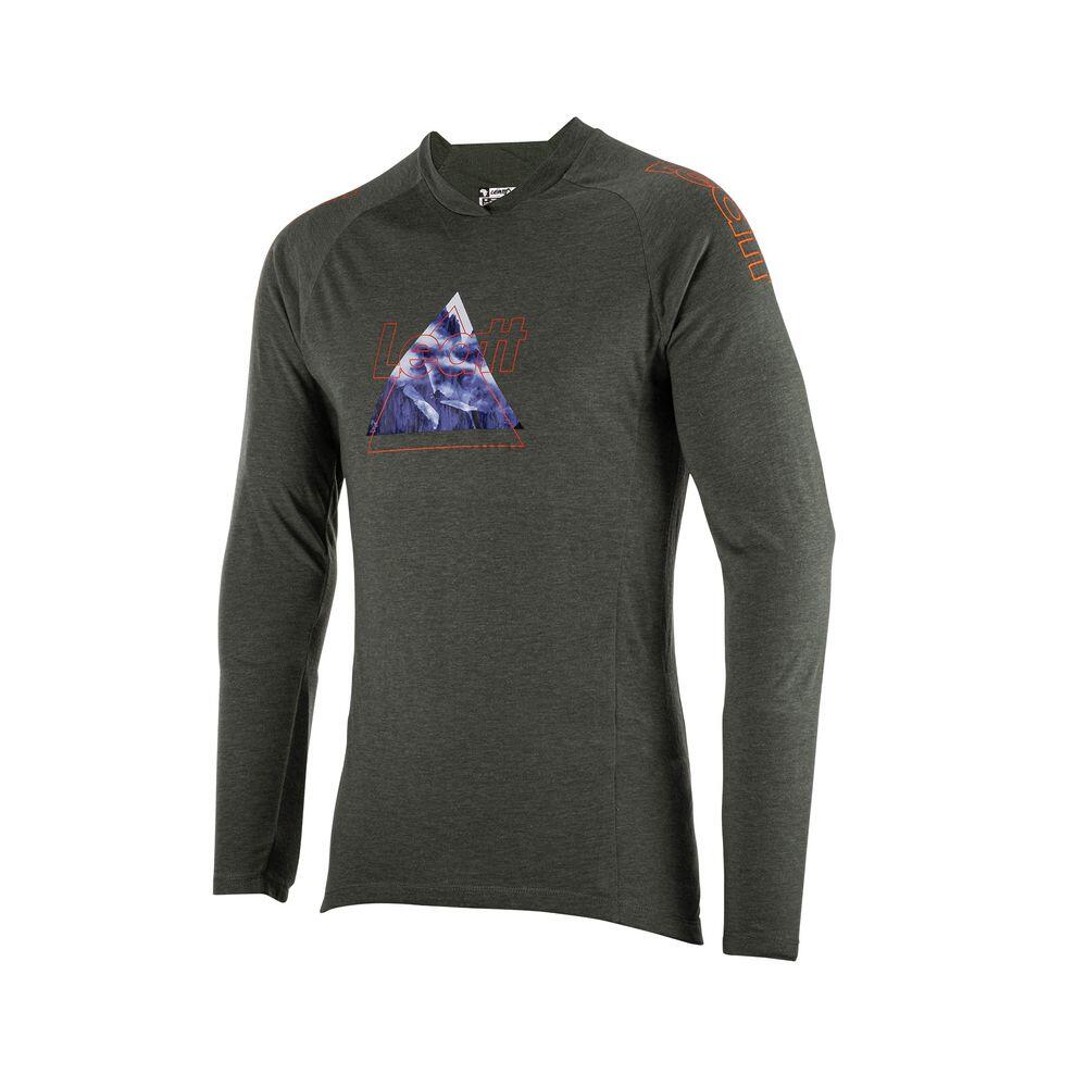 Leatt - Chemise Vtt Gravity 2.0 Manches Longues Légère Et Confortable Vert Pour Homme - Maillot Manches Longues - Vert - Decathlon