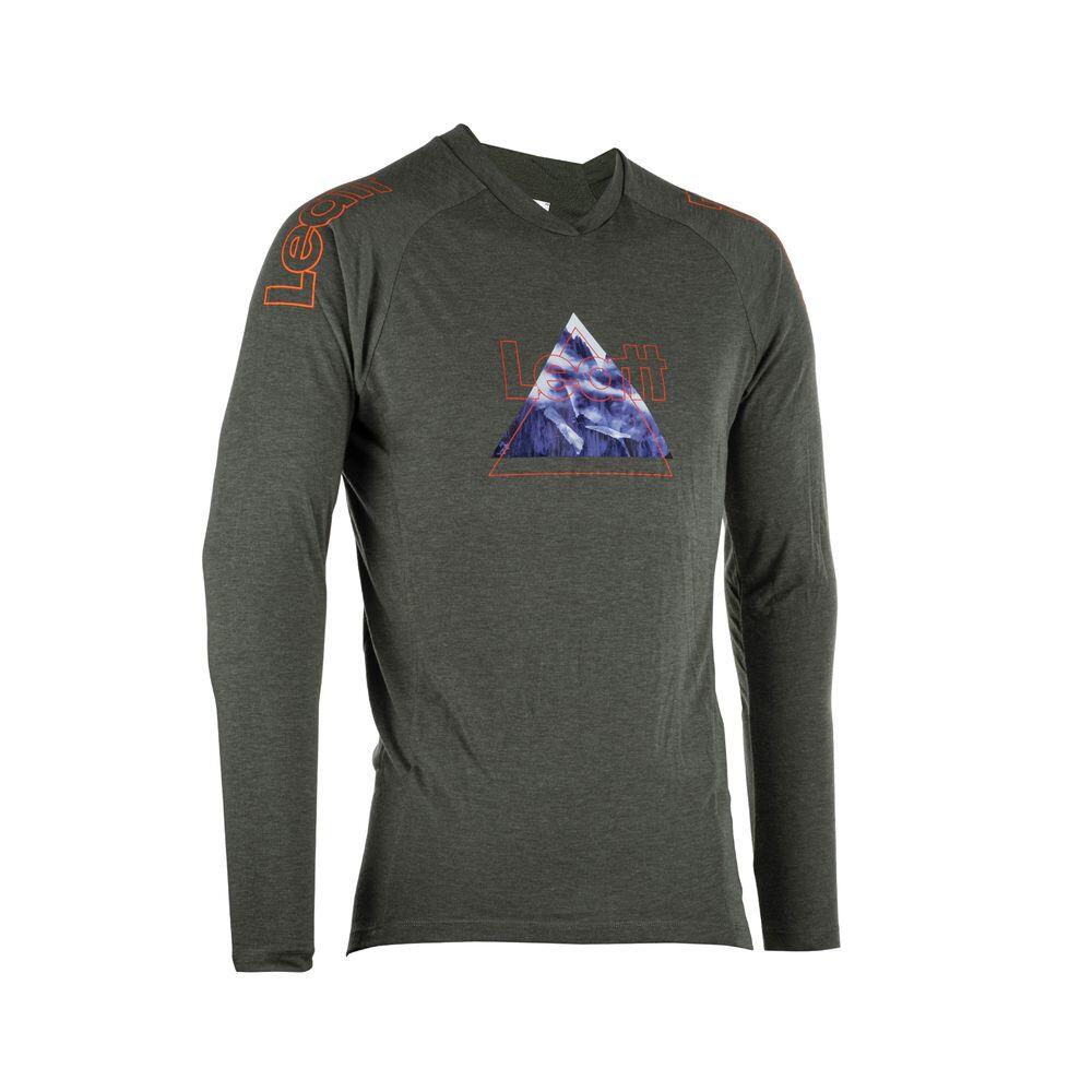 MTB-Trikot Gravity 2.0 mit langen Ärmeln, leicht und bequem, grün, Herren 4/6