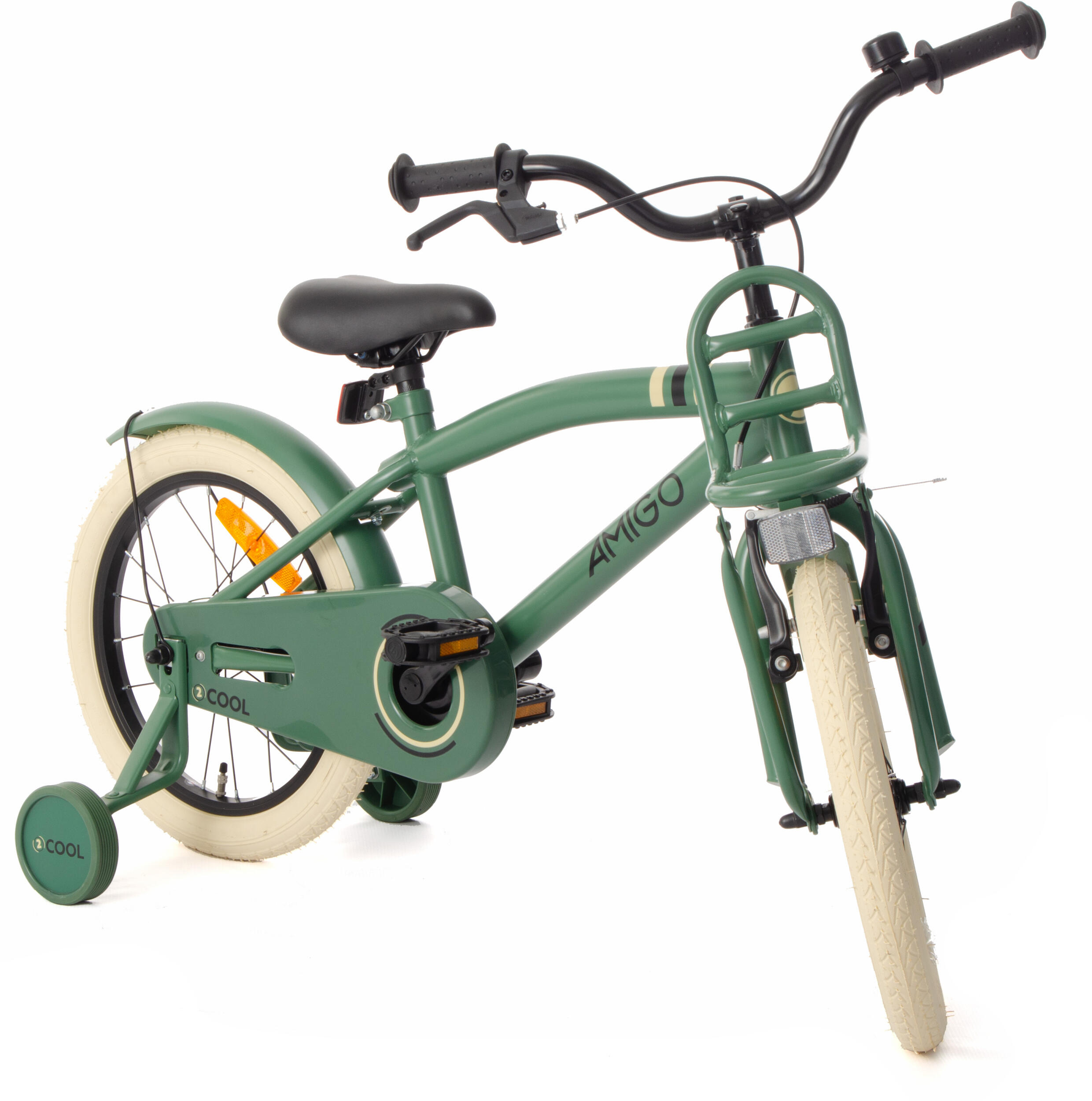 AMIGO Jongensfiets 2Cool 16 Inch Jongens Terugtraprem Groen 4/7